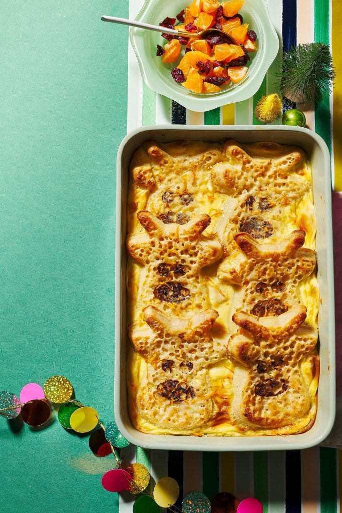 Asda magazine November December 2022 issue reindeer crumpet egg nog bake