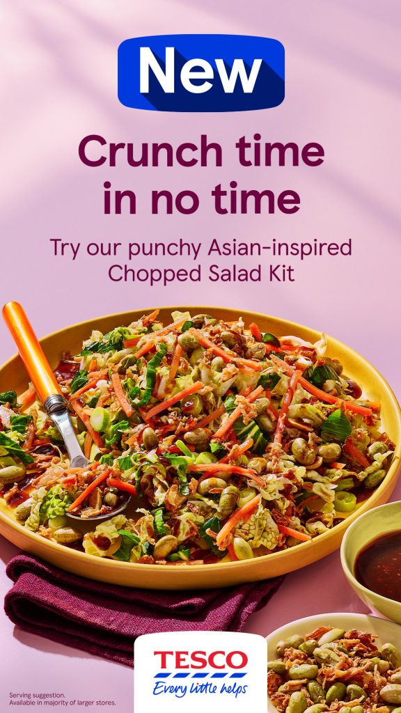 tesco asian chopped salad kit