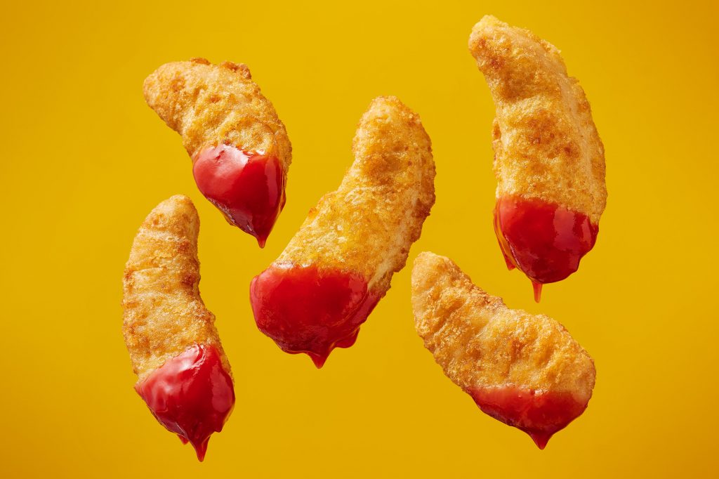 tesco battered chicken breast dippers