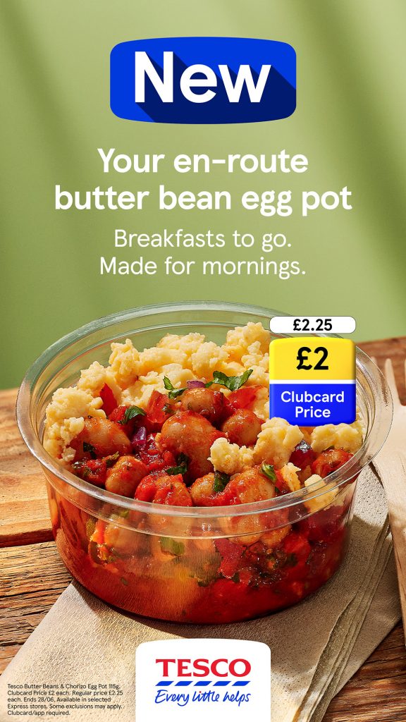 tesco breakfast butter bean egg pot