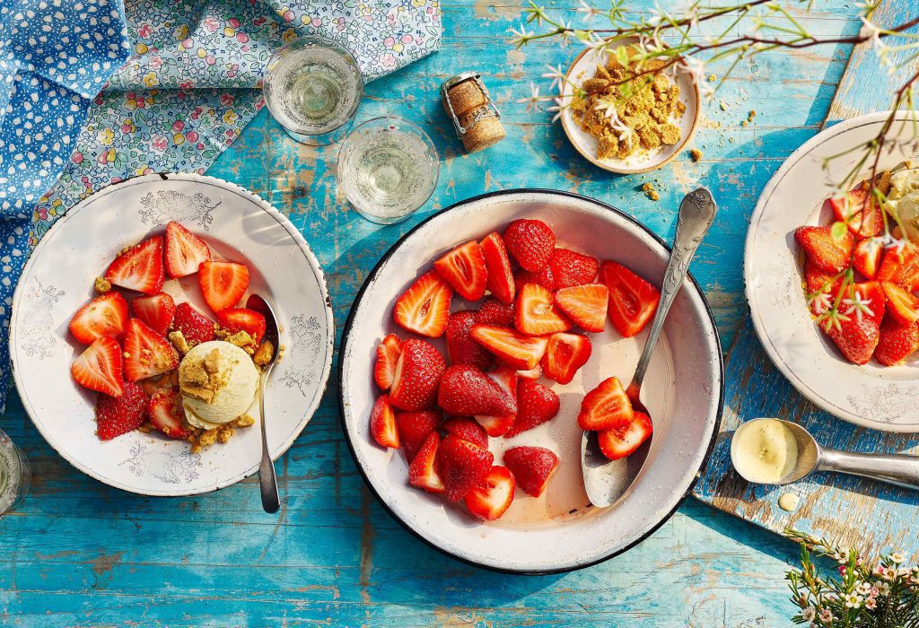 co op southern marinated prosecco strawberries