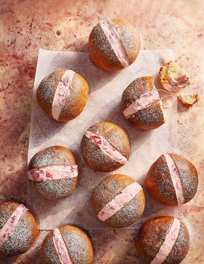 delicious magazine raspberry maritozzi