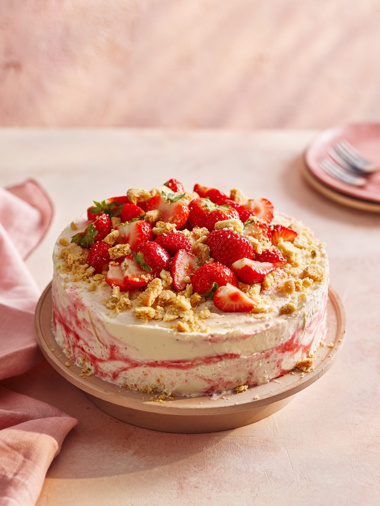 delicious magazine strawberry ice cream cake