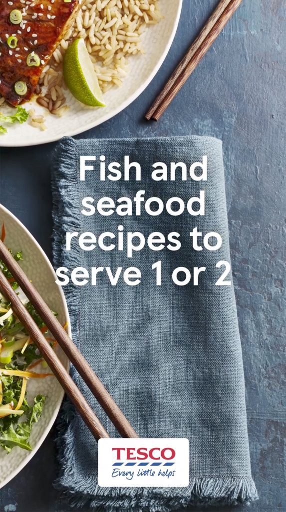 tesco fish for one recipe videos