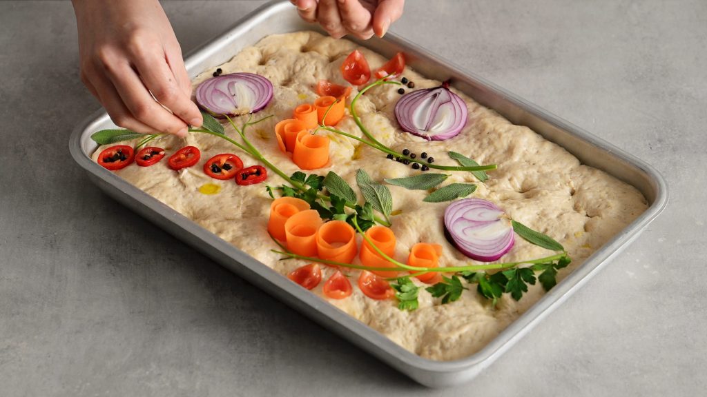 how to make flower focaccia bread tesco