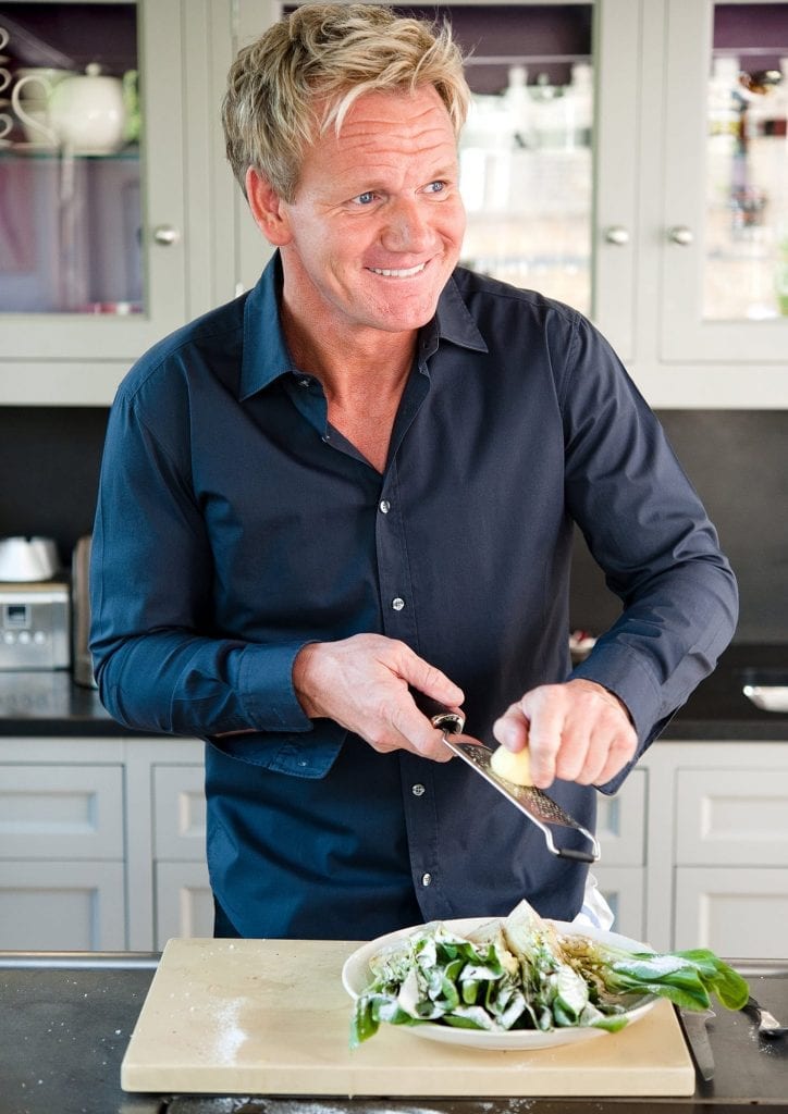 Gordon Ramsey in the kitchen