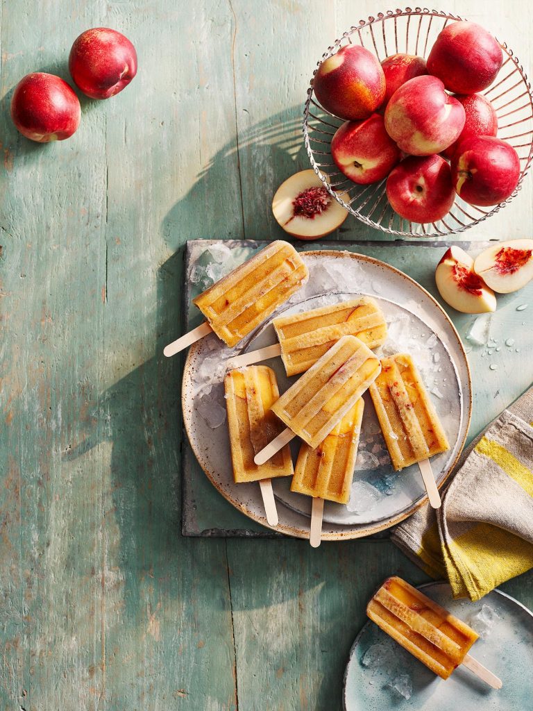 tesco magazine nectarine mint honey lollies
