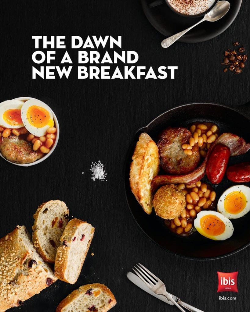 IBIS Hotels English breakfast to eat in or takeaway