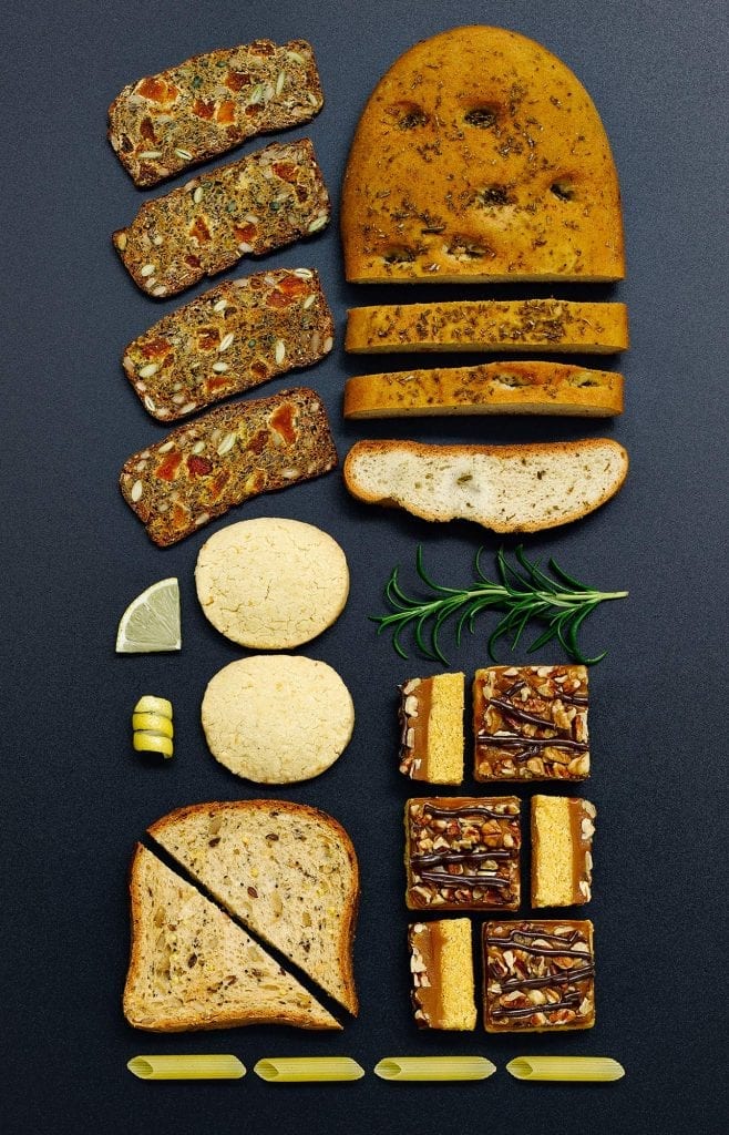 Marks and Spencer Gluten Free selection of sweet and savoury food