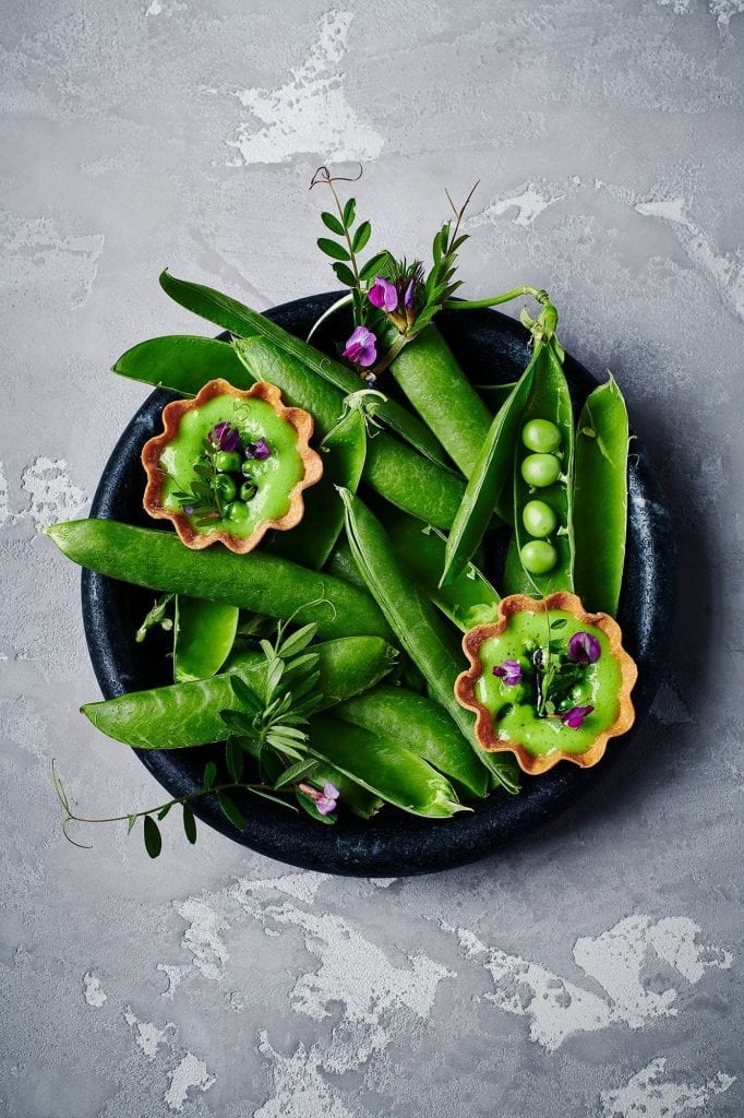 peas pods puree da terra restaurant