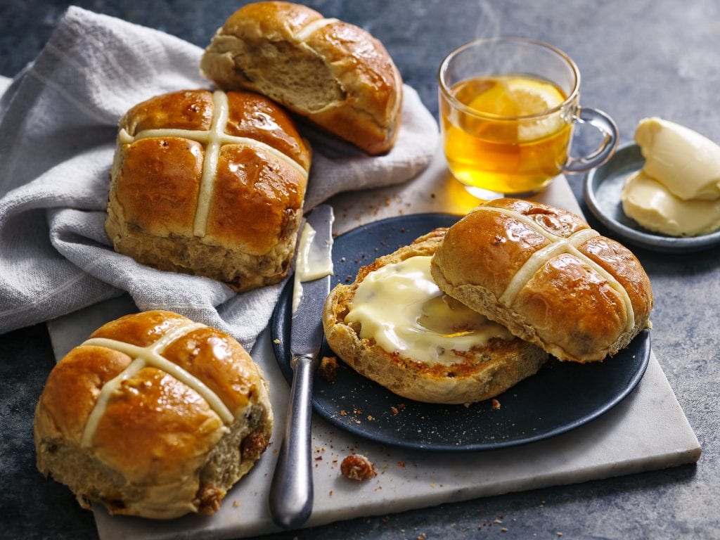 M&S plant kitchen hot cross buns