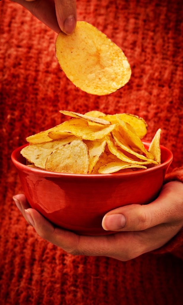tesco ready salted crisps