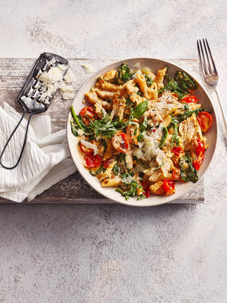 sainsbury's magazine tuscan chicken pasta parmesan