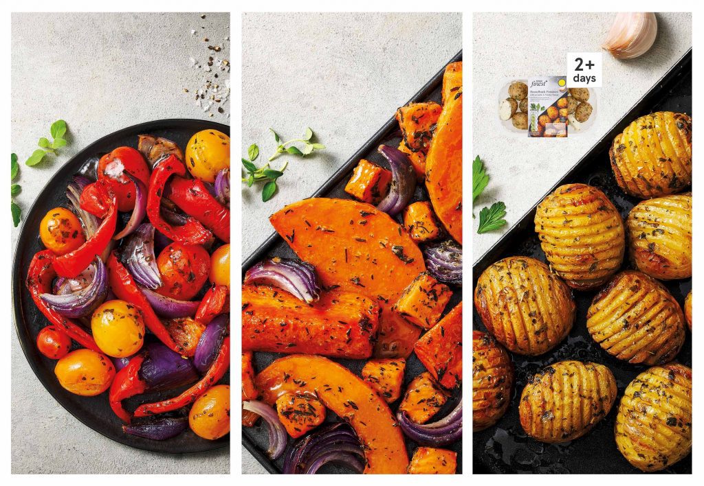 tesco finest vegetables packaging