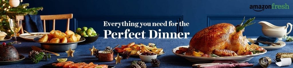 Amazon fresh christmas 2018 turkey dinner vegetables