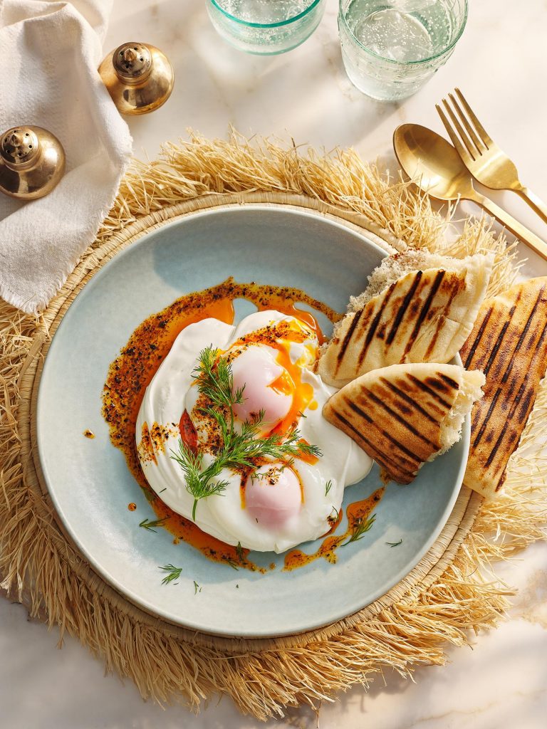 my tel Aviv recipe book Turkish eggs