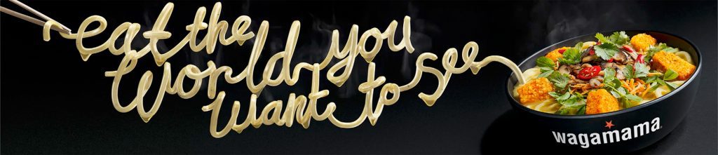 wagamama eat the world digital advert november 2021