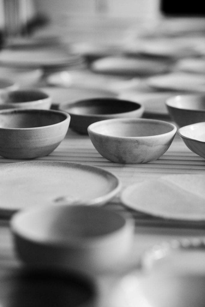props and racking displayed at Gareth Morgans Food photography studio