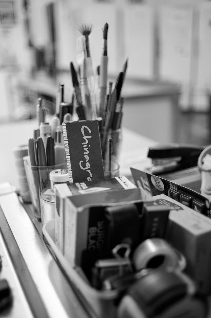 food photography studio tool station at gareth morgans food photography studio