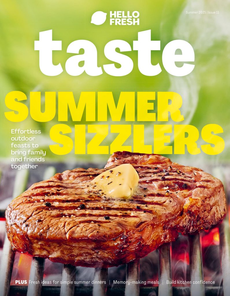hello fresh summer 2025 cover steak on a bbq