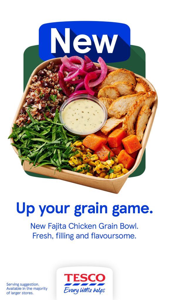 Tesco new fajita chicken salad